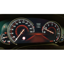 LED приборная панель (комбинация приборов) BMW X3 G01 и X4 G02 2018, 2019, 2020, 2021